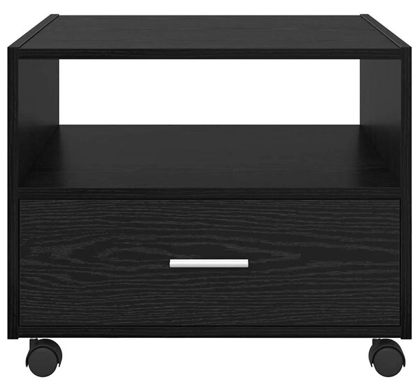 Stolić za kavu Crni hrast 55 x 55 x 45cm Konstruirano drvo - Crni hrast