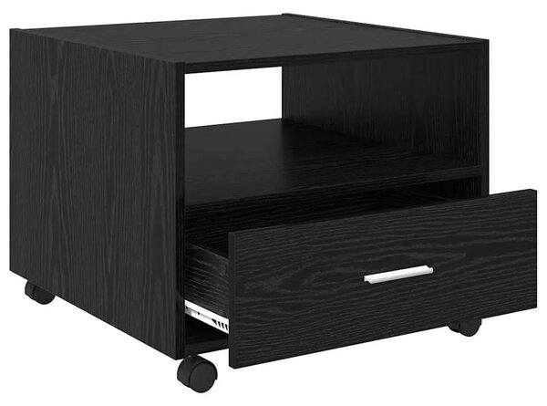 Stolić za kavu Crni hrast 55 x 55 x 45cm Konstruirano drvo - Crni hrast