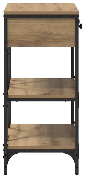 Konzolna stolica Smeđa 75 x 34 5 x 75 cm boja drva - hrast artisan 75 x 34 5 x 75 cm