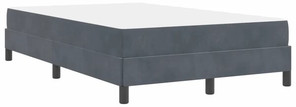 Box spring krevet Tamno siva 120 x 200 cm tkanina - Tamno siva 120 x 200 cm