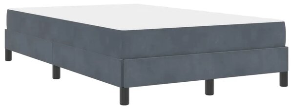 Box spring krevet Tamno siva 120 x 200 cm tkanina - Tamno siva 120 x 200 cm