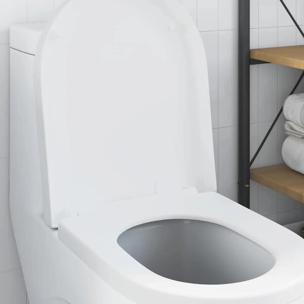 WC daska Podesivo Bijelo 48 x 36 5 x 4 5 cm Polipropilen - Bijelo