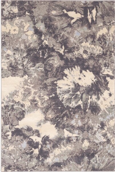 Sivi vuneni tepih 133x180 cm Daub – Agnella