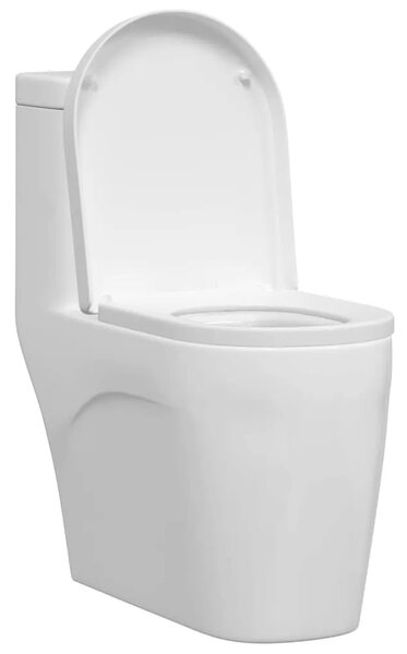 WC daska Podesivo Bijelo 48 x 36 5 x 4 5 cm Polipropilen - Bijelo