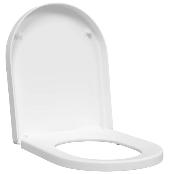 WC daska Podesivo Bijelo 48 x 36 5 x 4 5 cm Polipropilen - Bijelo