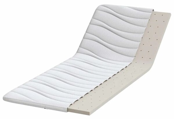 Nadmadrac 70 x 200 cm debelo Pleteno platno Bijela - 70 x 200 cm 3 5 cm