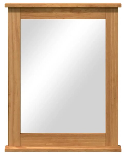 Ogledalo VIGO Medeno smeđa 55 5 x 5 x 70 cm Masivna borovina - boja meda