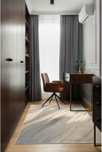 Krem vuneni tepih 133x180 cm Haze – Agnella