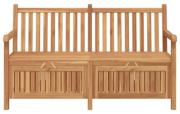 Vrtna klupa s pohranom 150 x 60 x 90 cm Čvrsto teak drvo - 150 cm