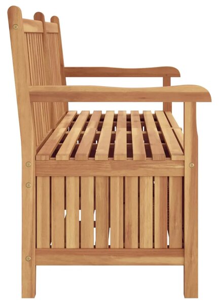 Vrtna klupa s pohranom 150 x 60 x 90 cm Čvrsto teak drvo - 150 cm