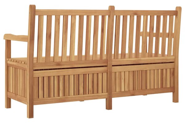 Vrtna klupa s pohranom 150 x 60 x 90 cm Čvrsto teak drvo - 150 cm
