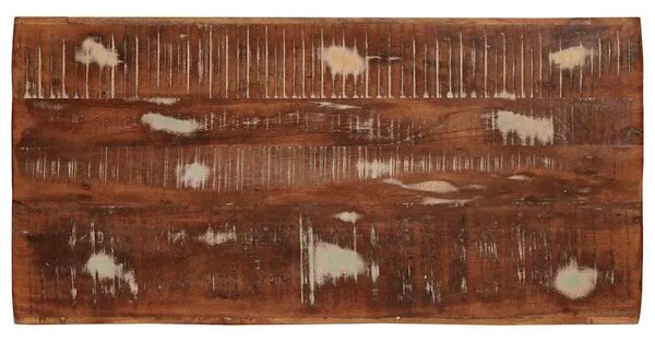 Stol za slaganje 3 kom. Smeđa 82 x 40 x 46 cm - masivno obnovljeno drvo