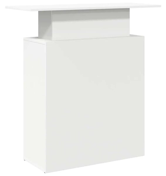 Recepcijski stol Bijeli 100x40x104 cm Inženirsko drvo - Bijela Bijela