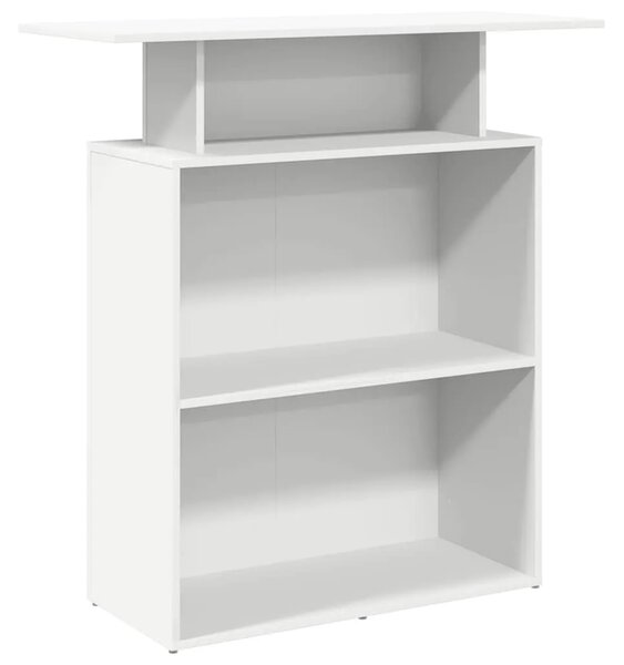 Recepcijski stol Bijeli 100x40x104 cm Inženirsko drvo - Bijela Bijela