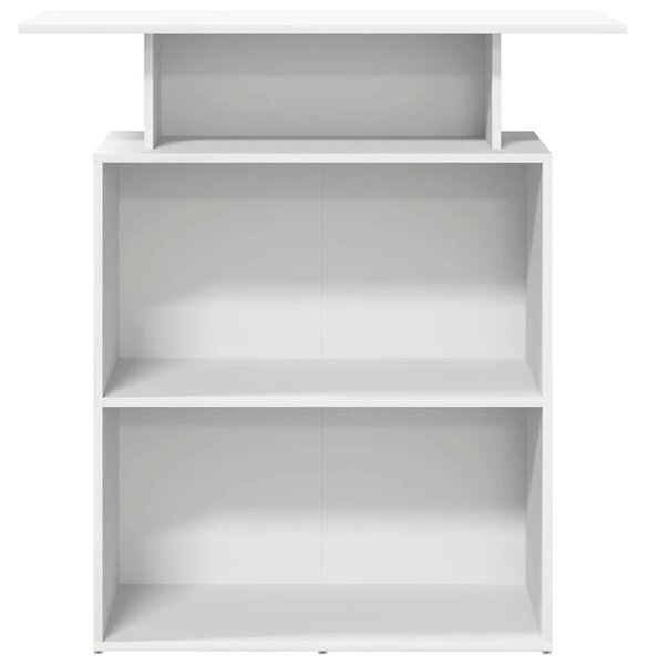 Recepcijski stol Bijeli 100x40x104 cm Inženirsko drvo - Bijela Bijela