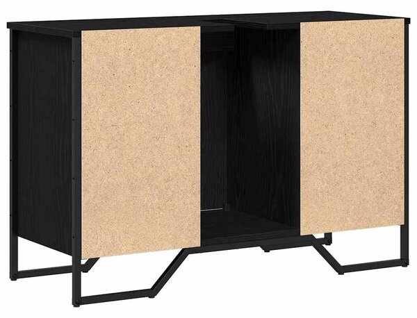 Kupaonski ormarić za sudoper Crni hrast 91 x 35 x 60 cm - Crni hrast