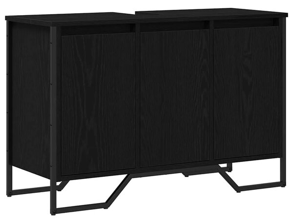Kupaonski ormarić za sudoper Crni hrast 91 x 35 x 60 cm - Crni hrast