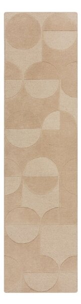 Bež vunena staza 60x230 cm Gigi - Flair Rugs
