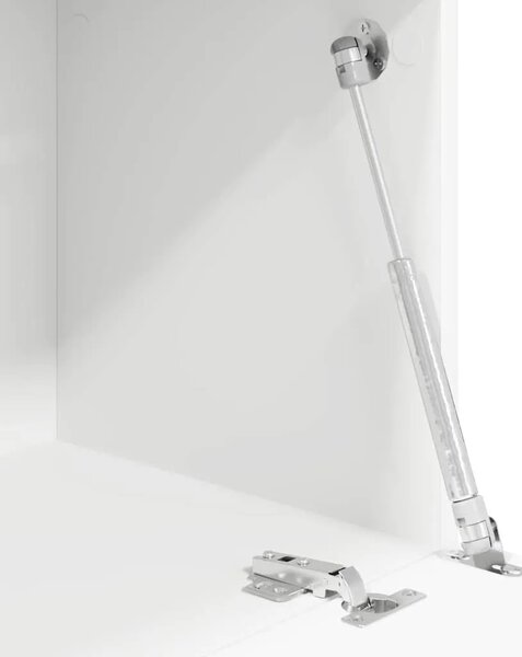Stol Bijelo 71.5 x 31.5 x 106.5 cm Konstruirano drvo - Bijelo