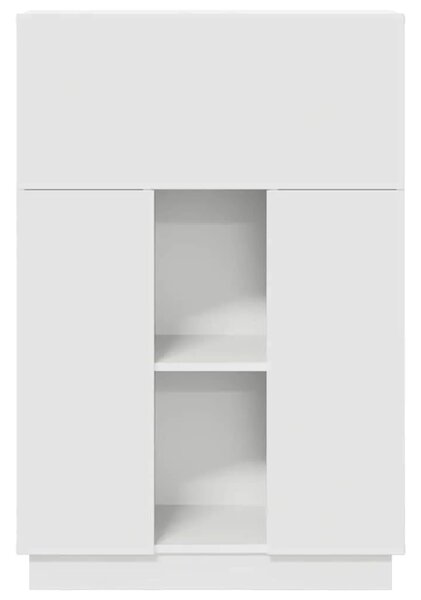 Stol Bijelo 71.5 x 31.5 x 106.5 cm Konstruirano drvo - Bijelo