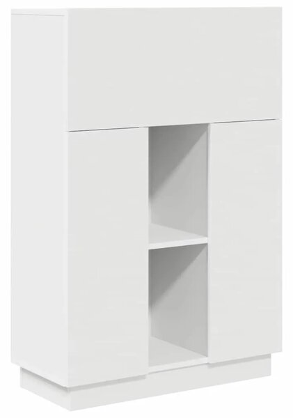 Stol Bijelo 71.5 x 31.5 x 106.5 cm Konstruirano drvo - Bijelo