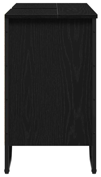 Kupaonski ormarić za sudoper Crni hrast 91 x 35 x 60 cm - Crni hrast