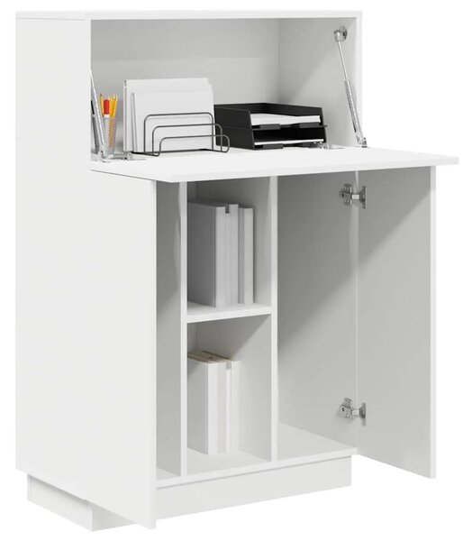 Stol Bijelo 71.5 x 31.5 x 106.5 cm Konstruirano drvo - Bijelo
