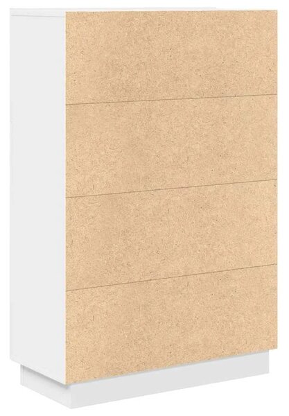 Stol Bijelo 71.5 x 31.5 x 106.5 cm Konstruirano drvo - Bijelo