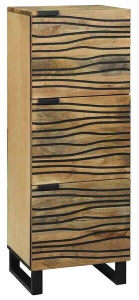 Kuhinjski ormarić Smeđa 40 x 33 x 110 cm masivno drvo manga - Prirodna