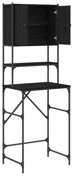 Ormar za perilicu rublja Crni 0ak 68 x 48 5 x 194 cm - Crni hrast