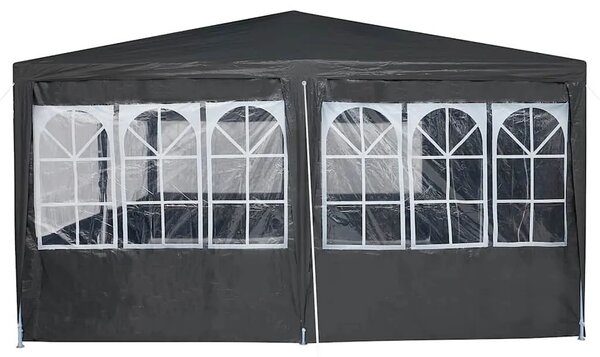 Šator za svadbe - šator za zabave Antracit 800 x 400 x 266 cm Polietilen - Antracit 4 x 8 m