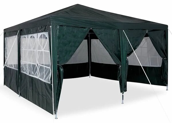 Šator za svadbe - šator za zabave Zelena 400 x 400 x 266 cm Polietilen - Zelena 4 x 4 m