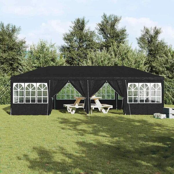 Šator za svadbe - šator za zabave Antracit 800 x 400 x 266 cm Polietilen - Antracit 4 x 8 m