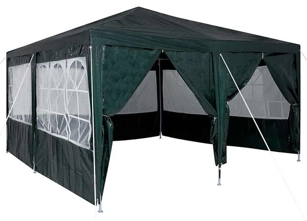 Šator za svadbe - šator za zabave Zelena 400 x 400 x 266 cm Polietilen - Zelena 4 x 4 m