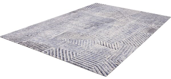 Svijetlo plavi vuneni tepih 133x180 cm Strokes – Agnella