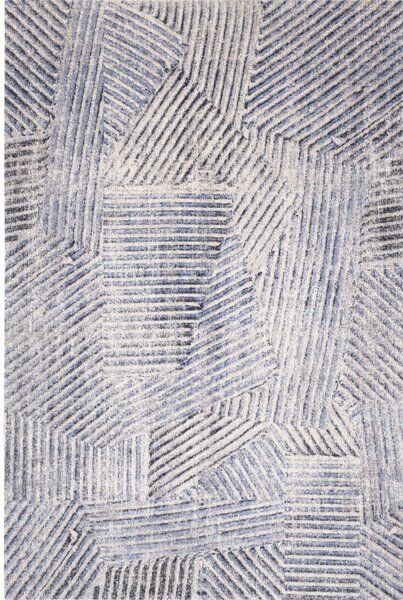 Svijetlo plavi vuneni tepih 133x180 cm Strokes – Agnella