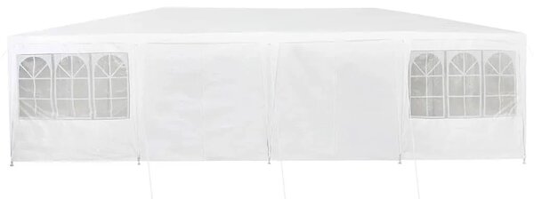 Šator za svadbe - šator za zabave Bijelo 800 x 400 x 266 cm Polietilen - Bijela 4 x 8 m