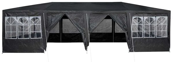 Šator za svadbe - šator za zabave Antracit 800 x 400 x 266 cm Polietilen - Antracit 4 x 8 m