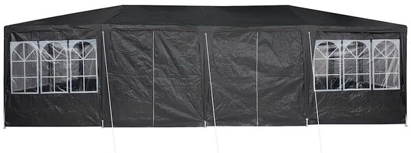 Šator za svadbe - šator za zabave Antracit 800 x 400 x 266 cm Polietilen - Antracit 4 x 8 m