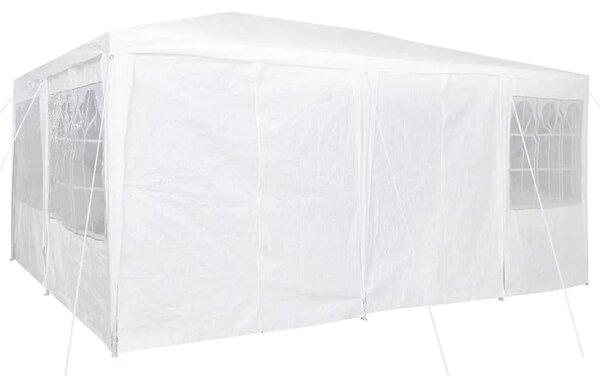 Šator za svadbe - šator za zabave Bijelo 600 x 400 x 266 cm Polietilen - Bijela 4 x 6 m
