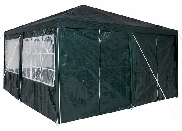 Šator za svadbe - šator za zabave Zelena 400 x 400 x 266 cm Polietilen - Zelena 4 x 4 m