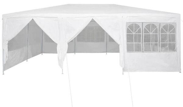Šator za svadbe - šator za zabave Bijelo 600 x 400 x 266 cm Polietilen - Bijela 4 x 6 m