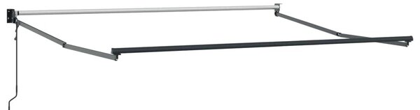 Povlačiva tenda Žuta i narančasta 350 x 250 x 165 cm - Žuta/narančasta/bijela 3 5 x 2 5 m s antracitnim okvirom