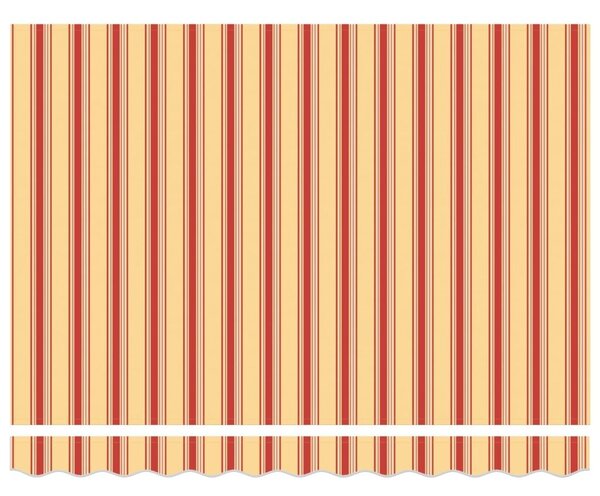 Povlačiva tenda Žuta i narančasta 350 x 250 x 165 cm - Žuta/narančasta/bijela 3 5 x 2 5 m s antracitnim okvirom