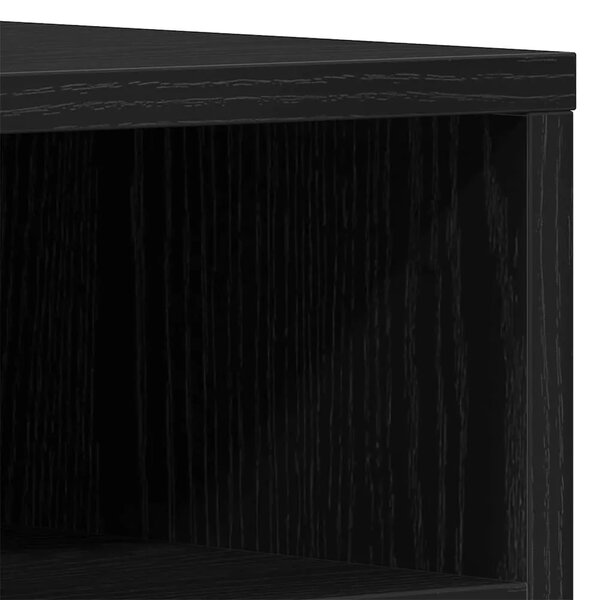 TV ormar 150 x 30 x 44 5 cm Crni hrast Konstruirano drvo - Crni hrast