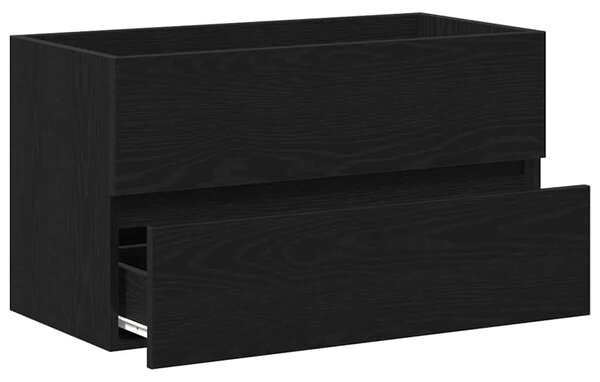 Kupaonski ormarić za sudoper Crni hrast 80 x 38 5 x 45 cm - Crni hrast 80 x 38.5 x 45 cm 1 1