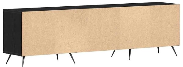 TV ormar 150 x 30 x 44 5 cm Crni hrast Konstruirano drvo - Crni hrast