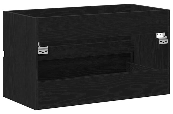 Kupaonski ormarić za sudoper Crni hrast 80 x 38 5 x 45 cm - Crni hrast 80 x 38.5 x 45 cm 1 1