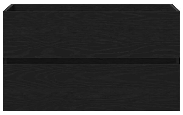 Kupaonski ormarić za sudoper Crni hrast 80 x 38 5 x 45 cm - Crni hrast 80 x 38.5 x 45 cm 1 1