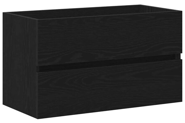 Kupaonski ormarić za sudoper Crni hrast 80 x 38 5 x 45 cm - Crni hrast 80 x 38.5 x 45 cm 1 1